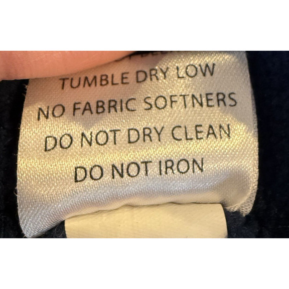 Peter Millar Women's Blue Fleece Lined 1/4 Quarter Zip Pullover Sz Large - Picture 7 of 7